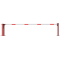 Manual barrier | with pneumatic spring | and fixed pole support | clear width: 4000 mm | with triangular lock